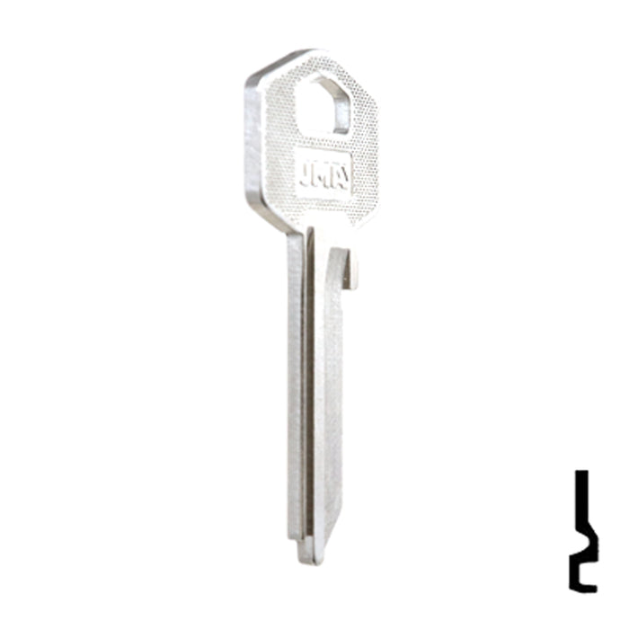 Uncut Key Blank | Harloc, Tesa | TE-7D, HR2 Residential-Commercial Key JMA USA