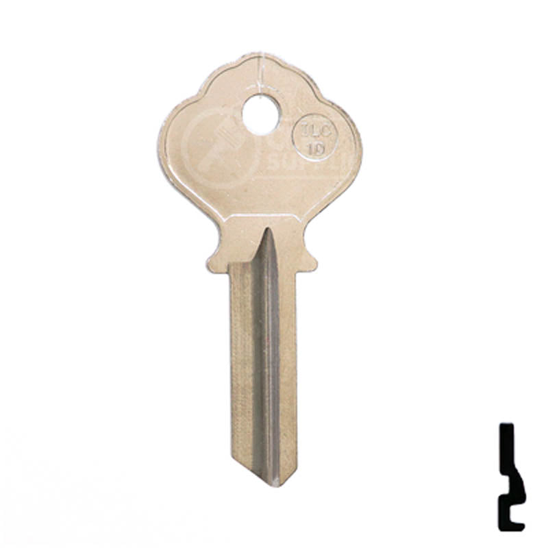 1052 Key Uncut Key Blank | Ilco | 1054K — CLK Supplies