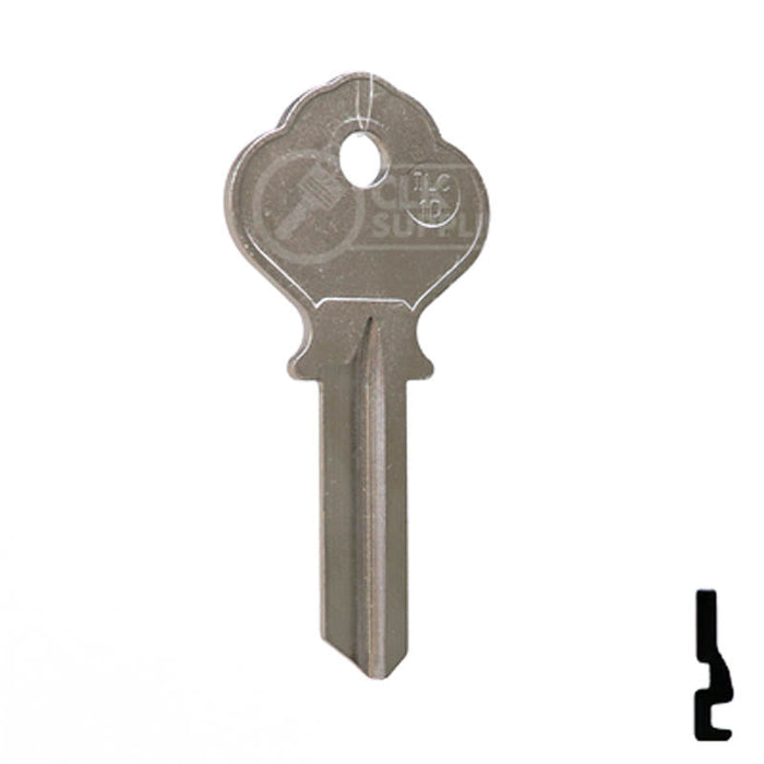 Uncut Key Blank | Ilco | 1054K Residential-Commercial Key Ilco