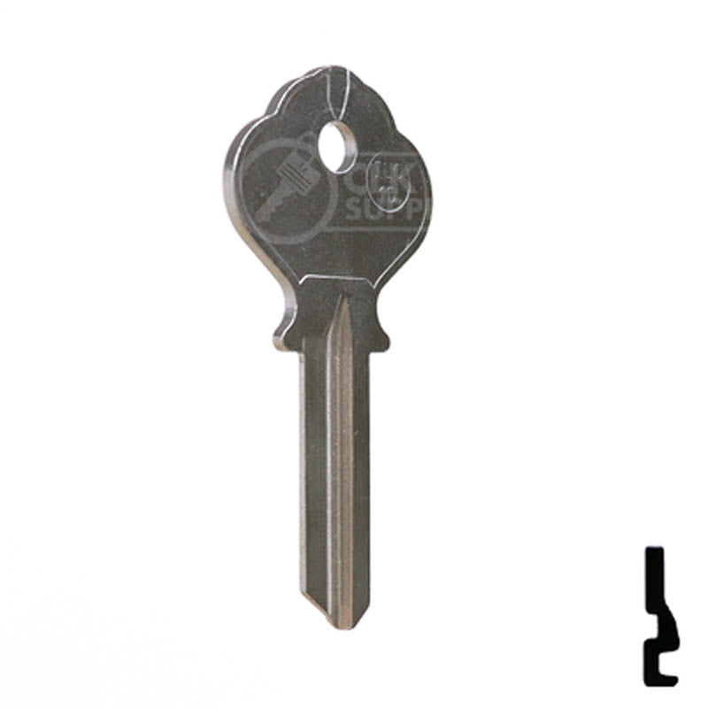 Uncut Key Blank | Ilco | 1054K — CLK Supplies
