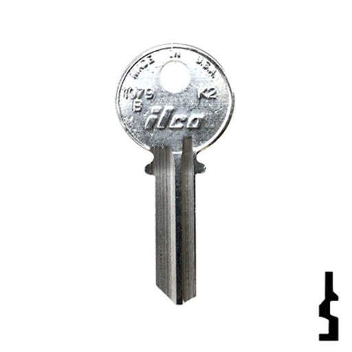 Uncut  Key Blank | Keil | 1079B, K2 Residential-Commercial Key Ilco