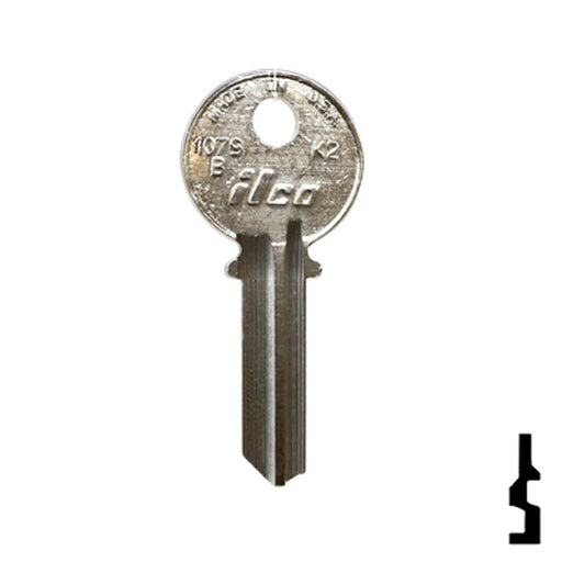 Uncut  Key Blank | Keil | 1079B, K2 Residential-Commercial Key Ilco