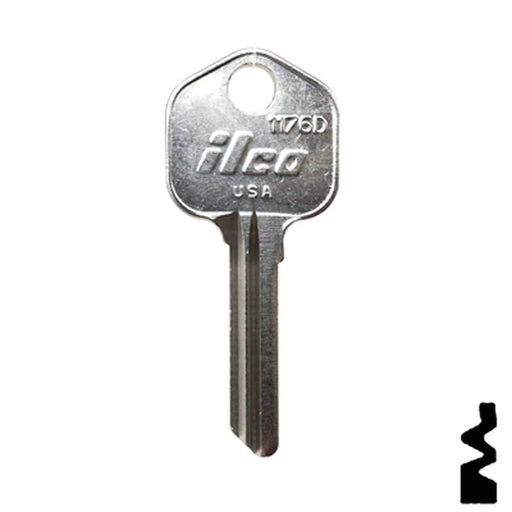 Uncut Key Blank | Kwikset | 1176D Residential-Commercial Key Ilco