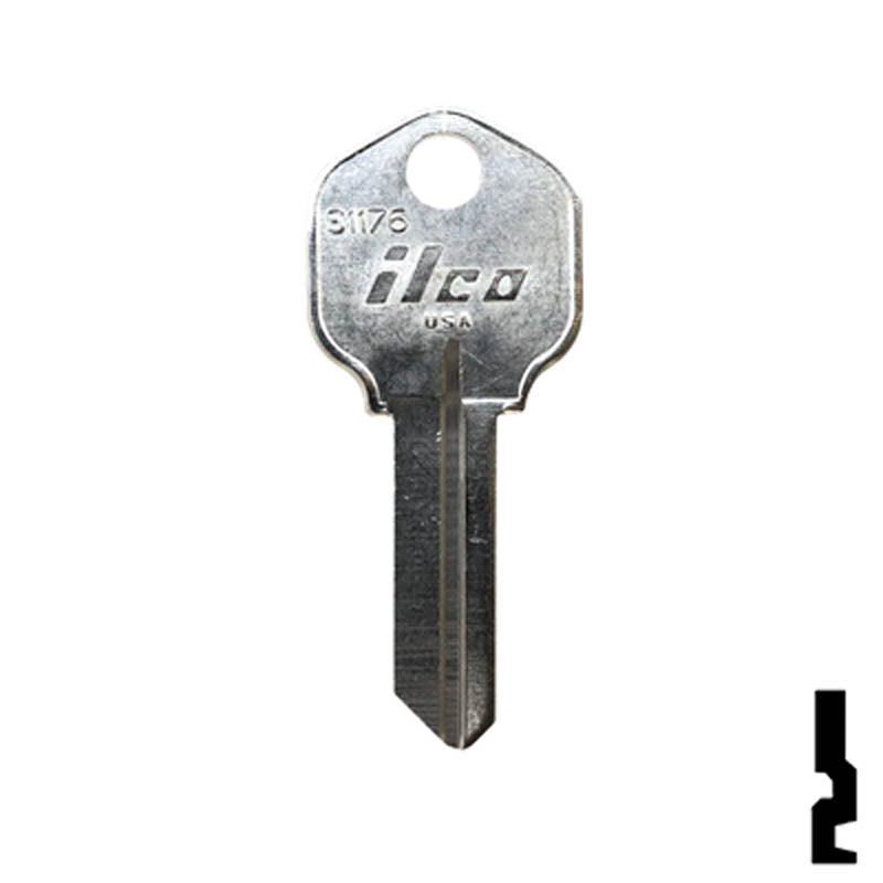 Uncut Key Blank | Kwikset | S1176 — CLK Supplies