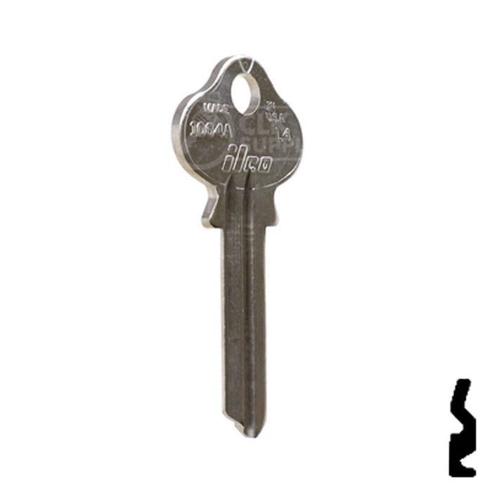 Uncut Key Blank | Lockwood | 1004A, L4 Residential-Commercial Key Ilco