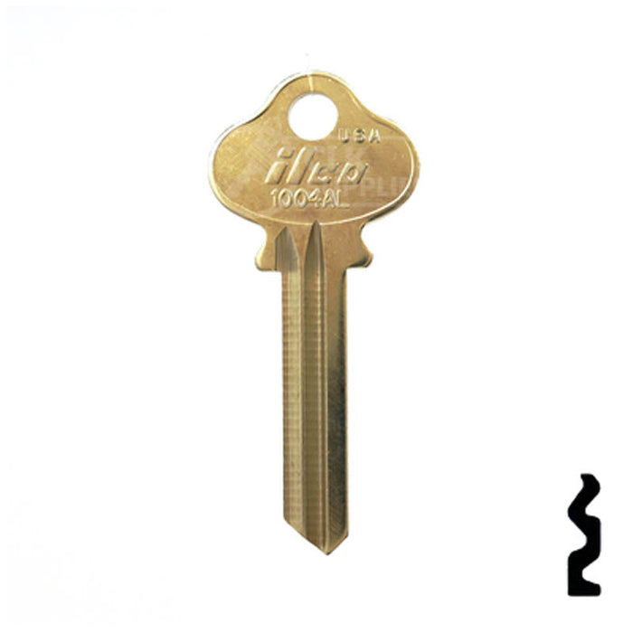Uncut Key Blank | Lockwood | 1004AL Residential-Commercial Key Ilco