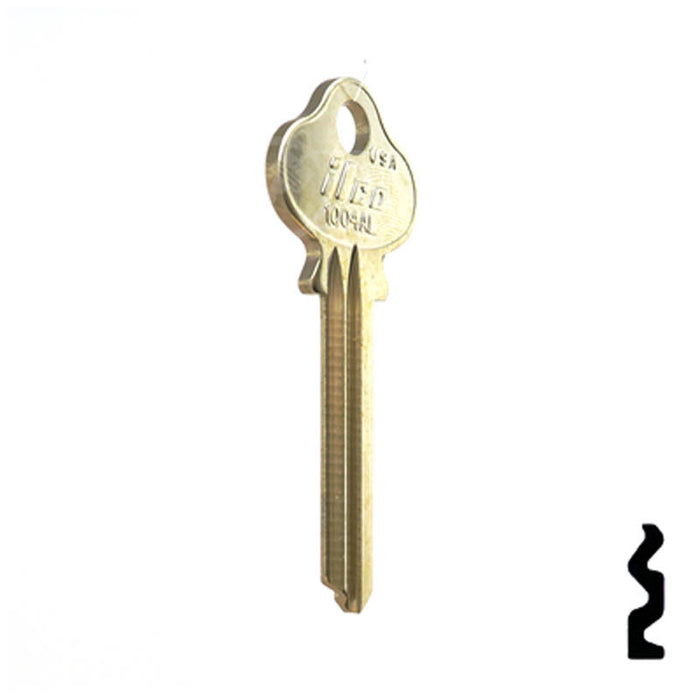 Uncut Key Blank | Lockwood | 1004AL Residential-Commercial Key Ilco
