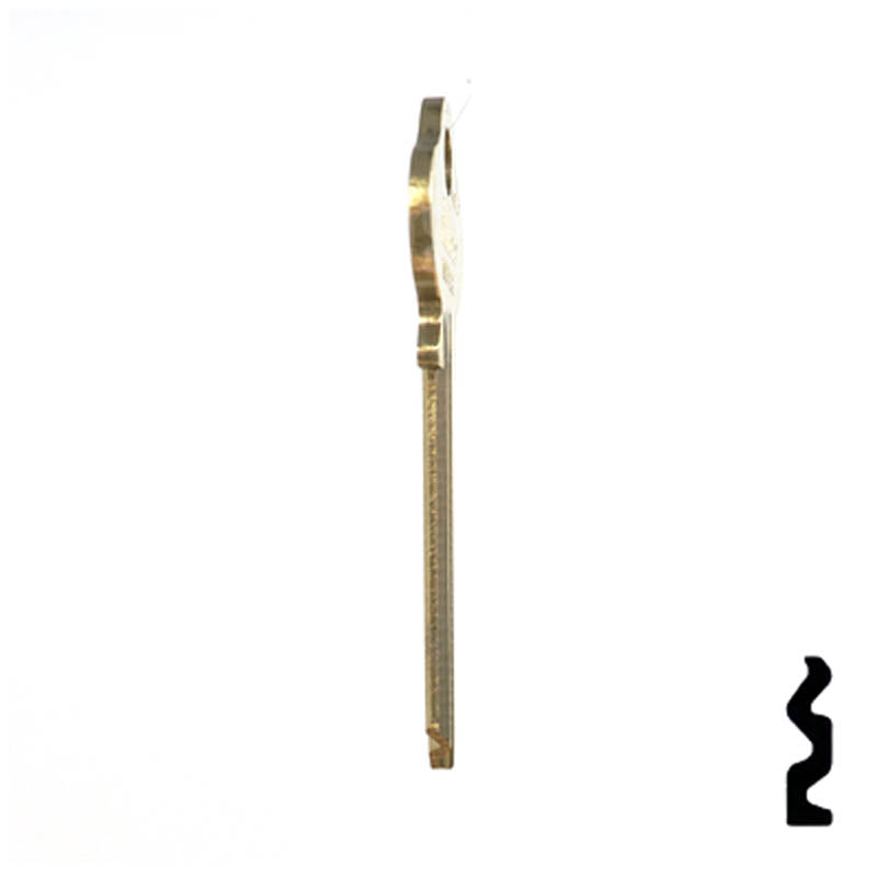 Uncut Key Blank | Lockwood | 1004AL Residential-Commercial Key Ilco