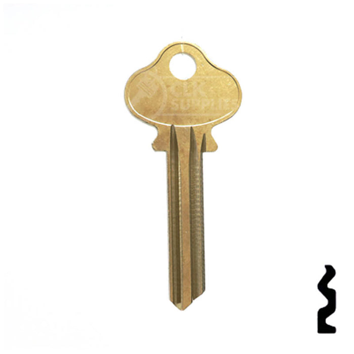 Uncut Key Blank | Lockwood | 1004AL Residential-Commercial Key Ilco