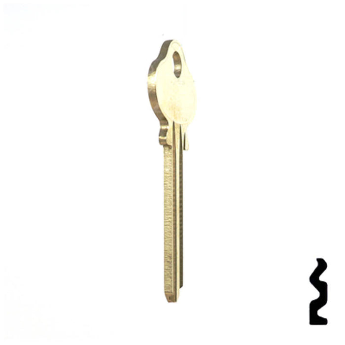 Uncut Key Blank | Lockwood | 1004AL Residential-Commercial Key Ilco