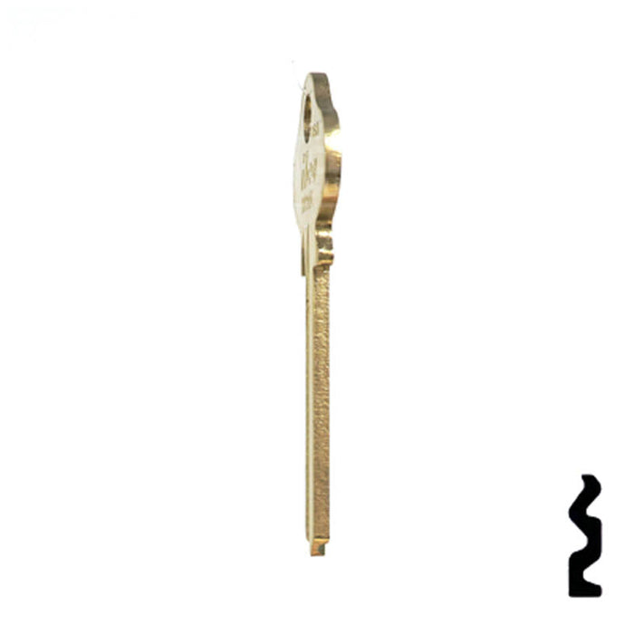 Uncut Key Blank | Lockwood | 1004AL Residential-Commercial Key Ilco