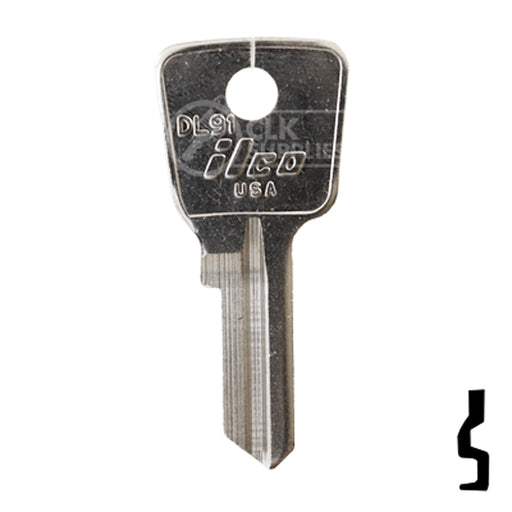 Uncut Key Blank | Lockwood  | DL9 Residential-Commercial Key Ilco