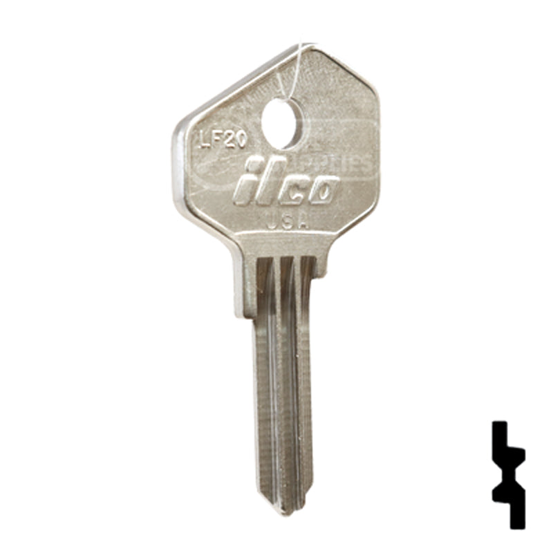Uncut Key Blank | Lowe & Fletcher | LF20 — CLK Supplies
