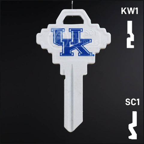 Uncut Key Blank | NCAA Kentucky | Choose Keyway