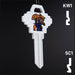 Uncut Key Blank | NCAA Kentucky | Choose Keyway Residential-Commercial Key Ilco