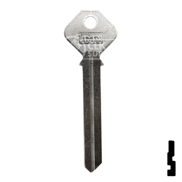 Uncut Key Blank | Phillips | PHI-52L, PHA2 — CLK Supplies