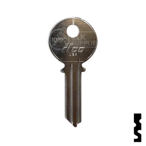 Uncut Key Blank | Reading | 1019D Residential-Commercial Key Ilco
