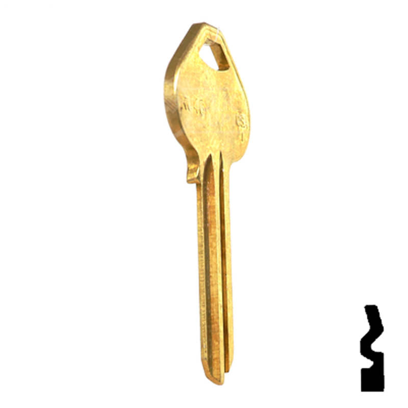 Uncut Key Blank | Russwin | A1011D1, RU46 Residential-Commercial Key JMA USA