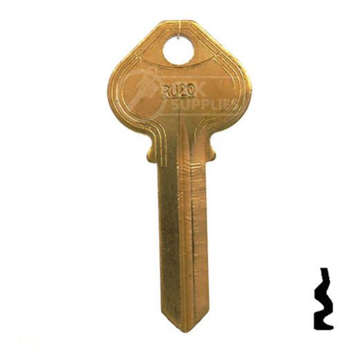 Uncut Key Blank | Russwin | RU20, A1011D41 Residential-Commercial Key JMA USA
