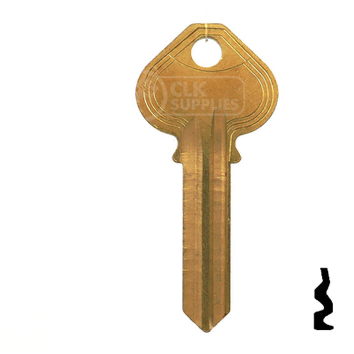 Uncut Key Blank | Russwin | RU20, A1011D41 Residential-Commercial Key JMA USA