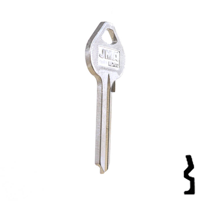 Uncut Key Blank | Russwin | RU53, A1011D41 Residential-Commercial Key JMA USA