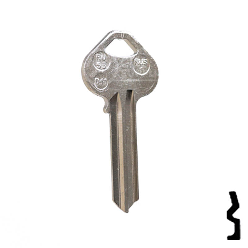 Uncut Key Blank | Corbin Russwin | RU53, A1011D41 — CLK Supplies