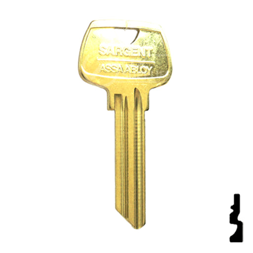 Uncut Key Blank | Sargent | 01007LE Residential-Commercial Key Ilco