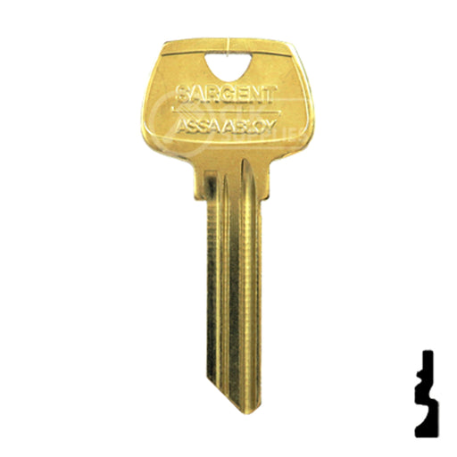 Uncut Key Blank | Sargent | 01007LE Residential-Commercial Key Ilco