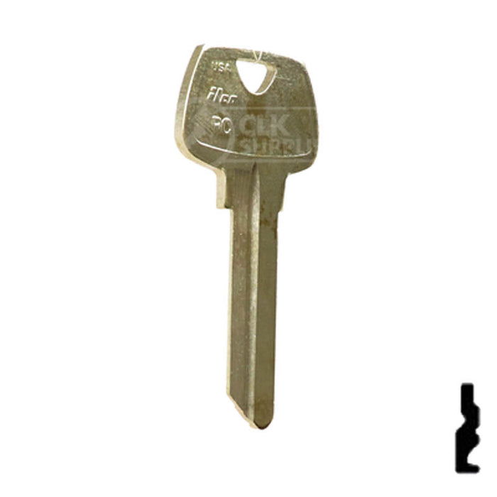 Uncut Key Blank |  Sargent | 01007RC Residential-Commercial Key Ilco