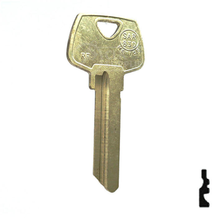 Uncut Key Blank | Sargent | 01007RF Residential-Commercial Key Ilco