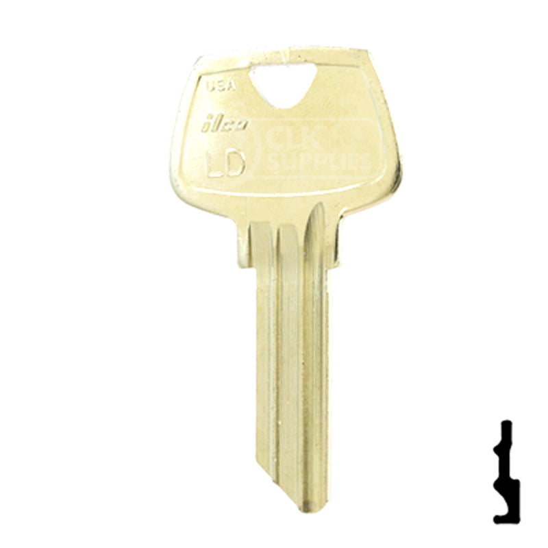 Uncut Key Blank | Sargent | 1007LD Residential-Commercial Key Ilco