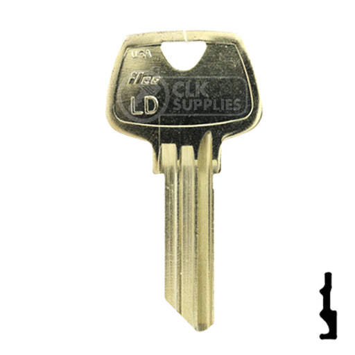 Uncut Key Blank | Sargent | 1007LD Residential-Commercial Key Ilco