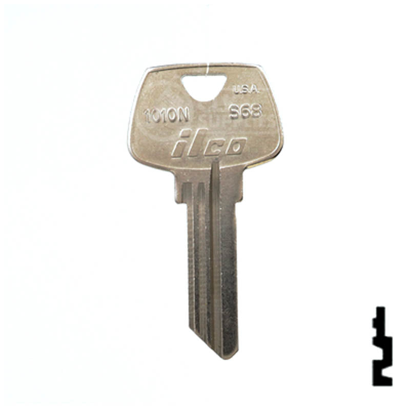 Uncut Key Blank | Sargent | 1010N, S68