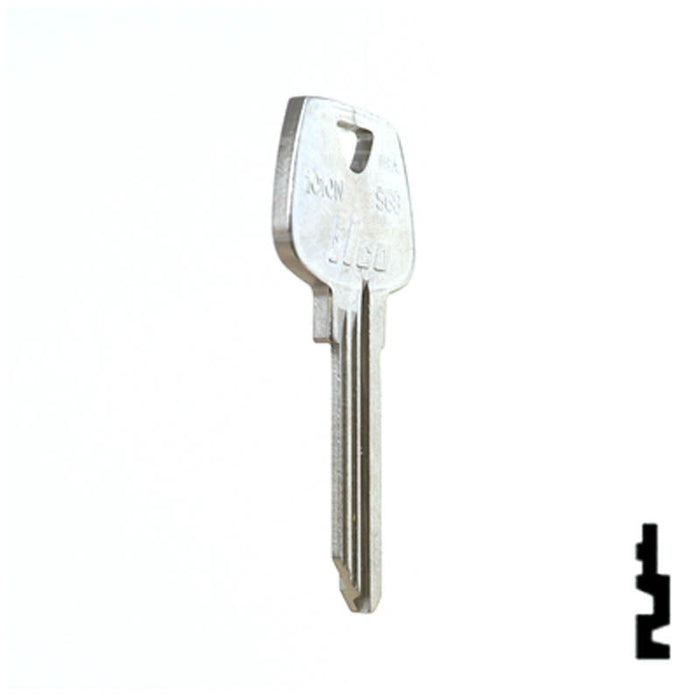 Uncut Key Blank | Sargent | 1010N, S68 Residential-Commercial Key Ilco