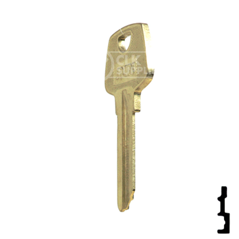 Uncut Key Blank | Sargent | N1007KMB — CLK Supplies