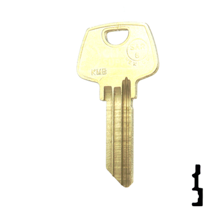 Uncut Key Blank | Sargent | N1007KMB Residential-Commercial Key JMA USA