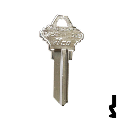 Uncut Key Blank | Schlage | 1145E, SC8 Residential-Commercial Key Ilco