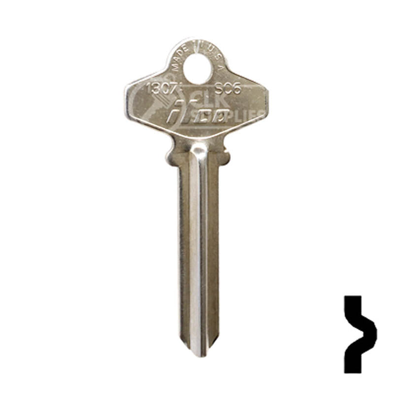Uncut Key Blank | Schlage | 1307A, SC6