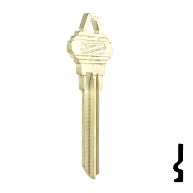Uncut Key Blank | Schlage | SLG-5S, 101-E, SC9-NS Residential-Commercial Key JMA USA