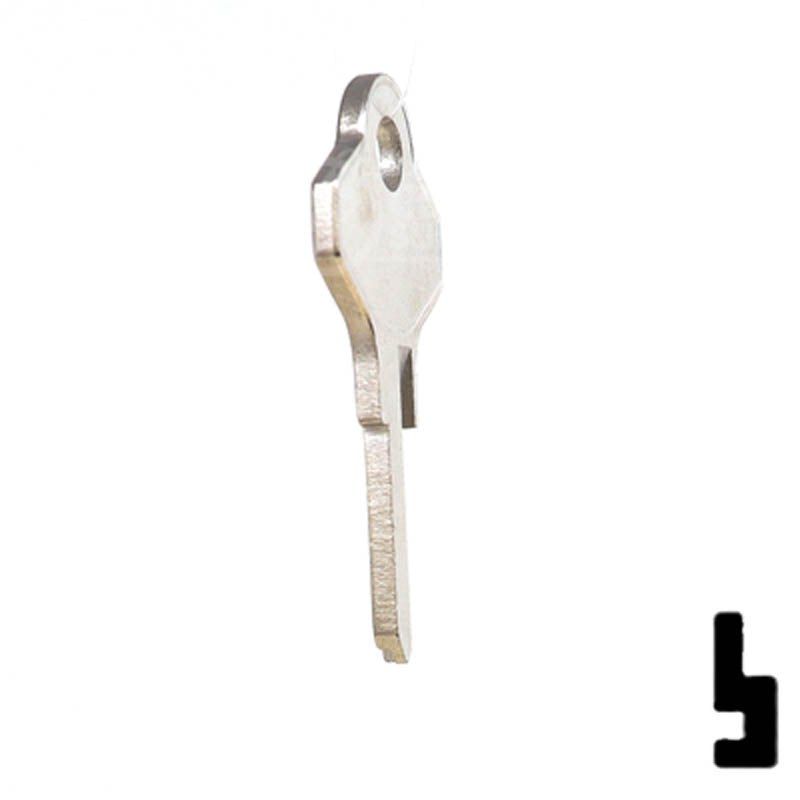 Uncut Key Blank | Taylor | 1141K Residential-Commercial Key Ilco