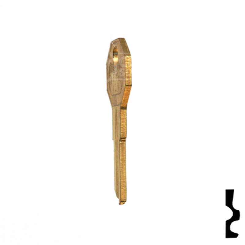 Uncut Key Blank | Taylor | H1122M Residential-Commercial Key Ilco