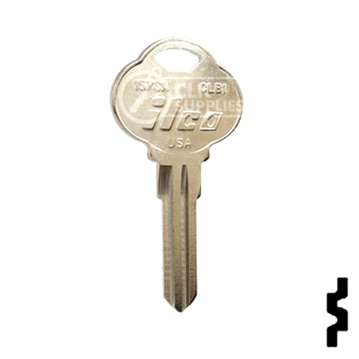 Uncut Key Blank | The Club | 1573A, CLB1 Residential-Commercial Key Ilco