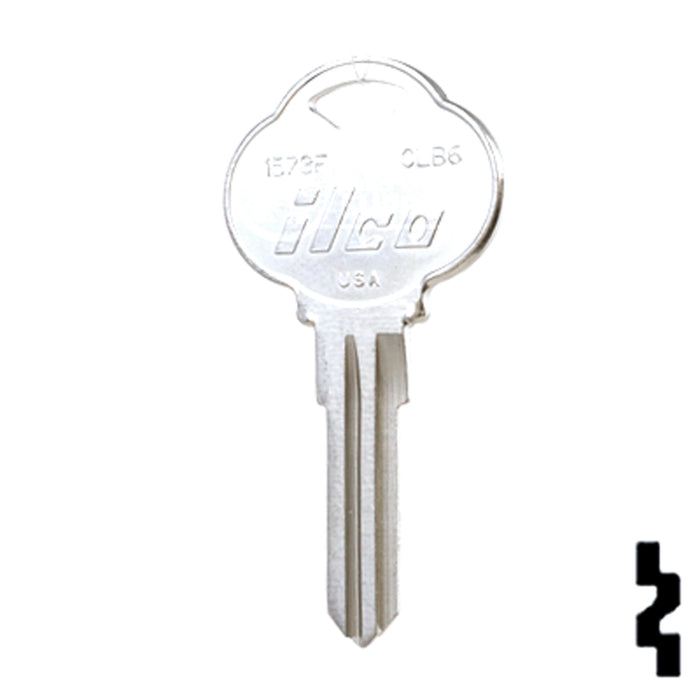 Uncut Key Blank | The Club | 1573F, CLB6 Residential-Commercial Key Ilco