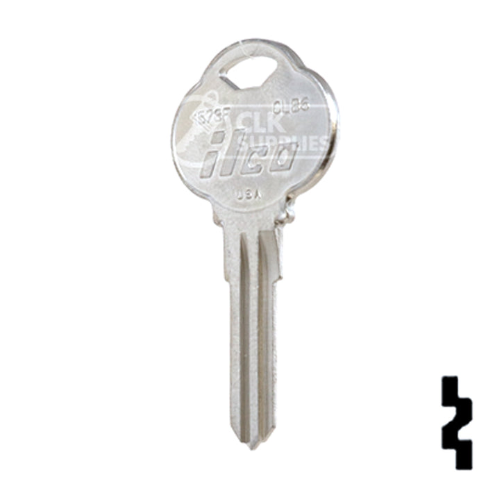 Uncut Key Blank | The Club | 1573F, CLB6 Residential-Commercial Key Ilco