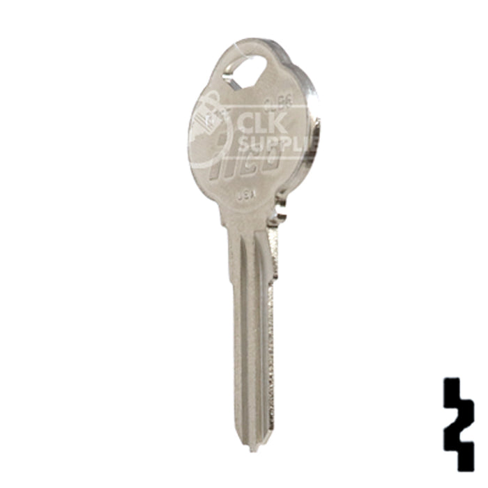 Uncut Key Blank | The Club | 1573F, CLB6 Residential-Commercial Key Ilco