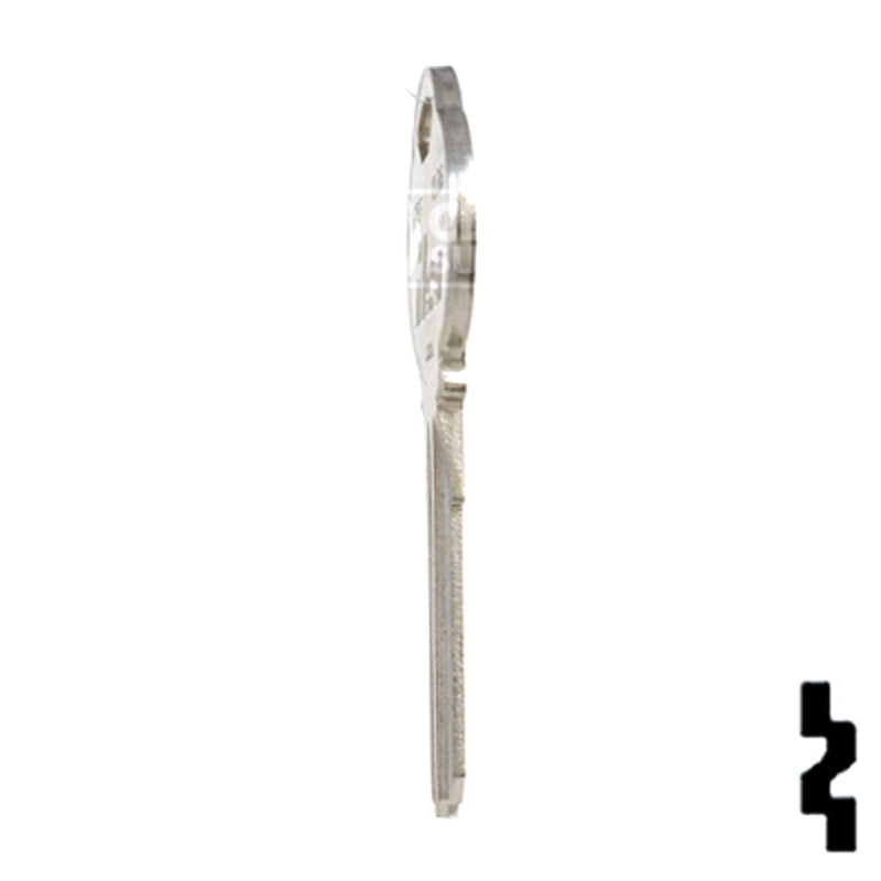 Uncut Key Blank | The Club | 1573F, CLB6 Residential-Commercial Key Ilco