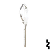 Uncut Key Blank | The Club | 1573F, CLB6 Residential-Commercial Key Ilco