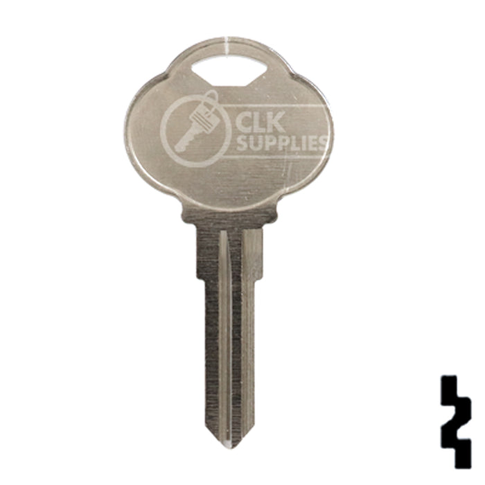 Uncut Key Blank | The Club | 1573F, CLB6 Residential-Commercial Key Ilco