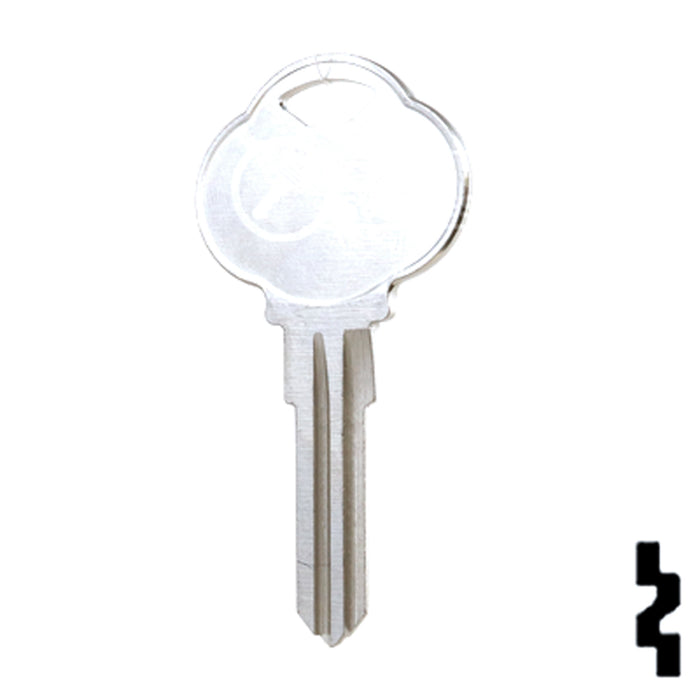 Uncut Key Blank | The Club | 1573F, CLB6 Residential-Commercial Key Ilco