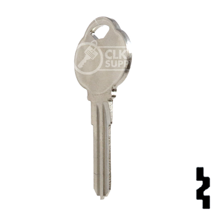 Uncut Key Blank | The Club | 1573F, CLB6 Residential-Commercial Key Ilco